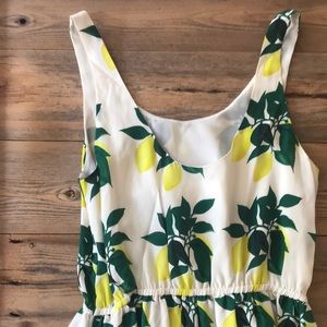 Anthropologie-Rachel Rose 100% Silk Lemon 🍋 Dress, Sz XS